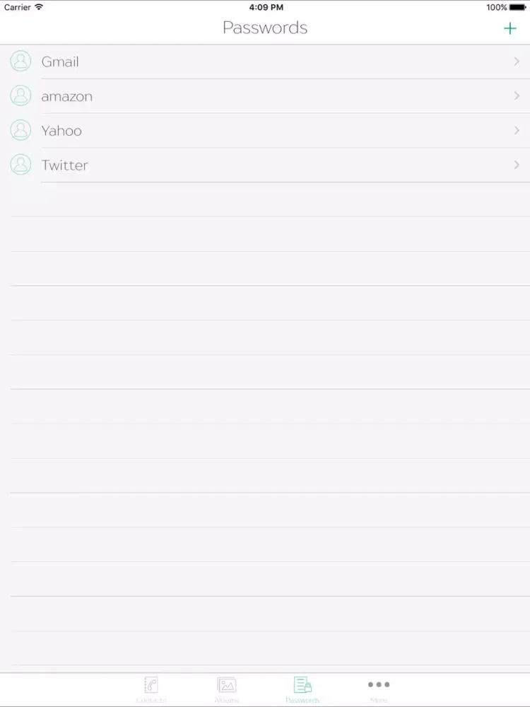 Скриншоты PrivateData - Secure Photo, Videos, Contacts & Password for Free iPad 