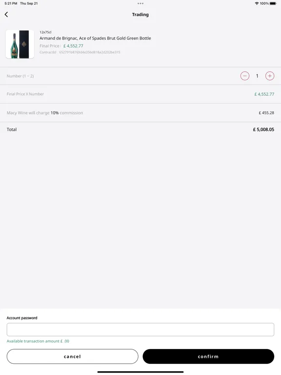 Macy Wine iPad  سکرین شاٹس