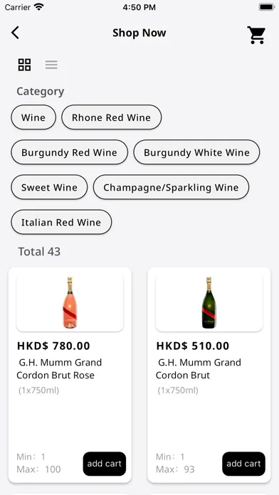 Macy Wine سکرین شاٹس