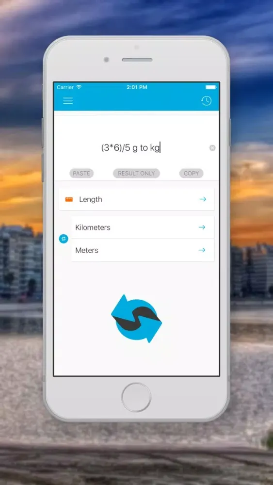 The Unit Converter Screenshots