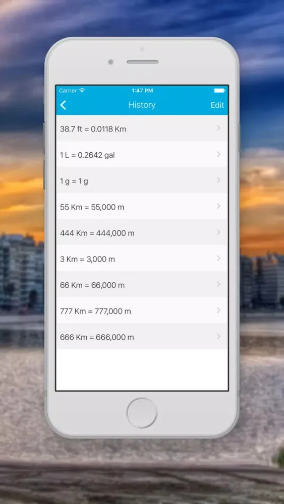 The Unit Converter Screenshots