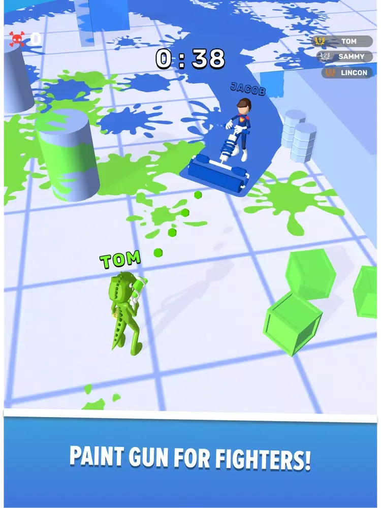 Capturas de pantalla de Paintwar.io - Paintball Battle iPad 