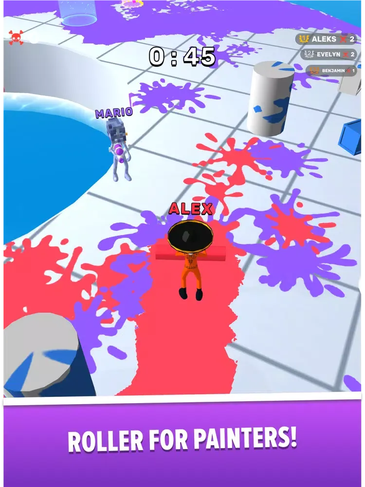 Capturas de pantalla de Paintwar.io - Paintball Battle iPad 