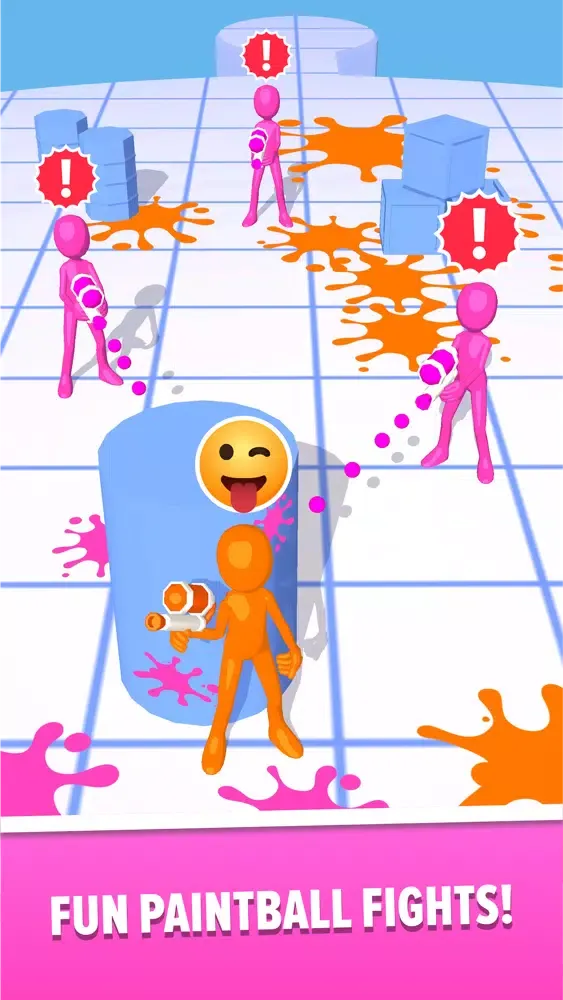 Capturas de pantalla de Paintwar.io - Paintball Battle