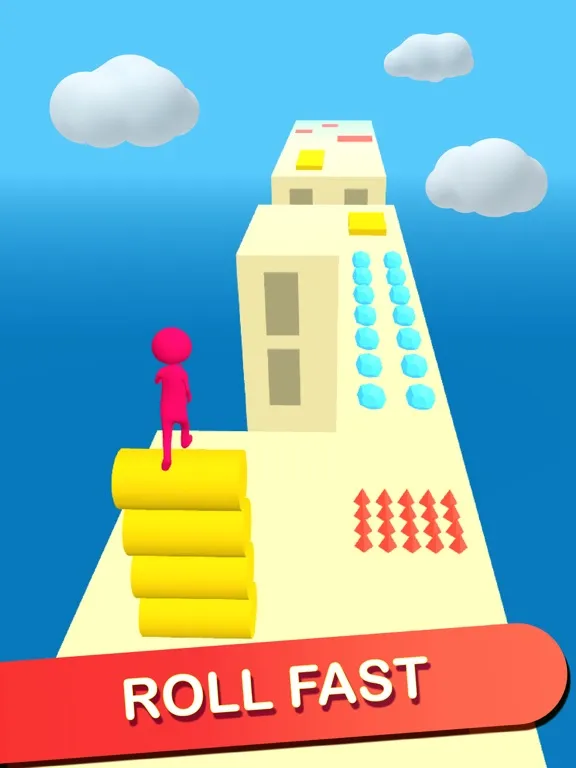 Tangkapan layar Stacky Roll iPad