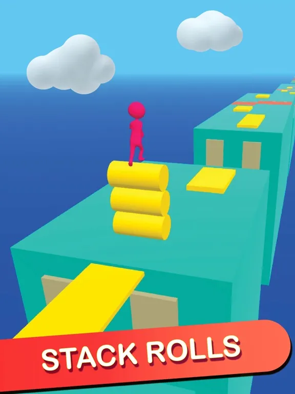Tangkapan layar Stacky Roll iPad