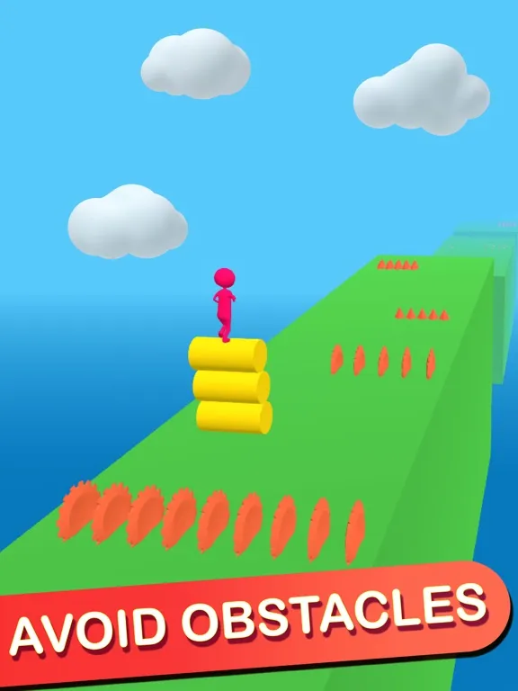 Tangkapan layar Stacky Roll iPad