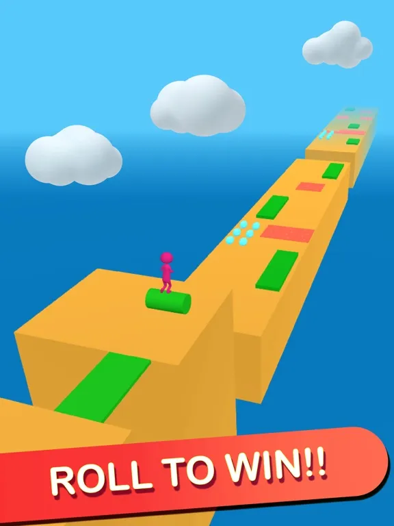 Tangkapan layar Stacky Roll iPad