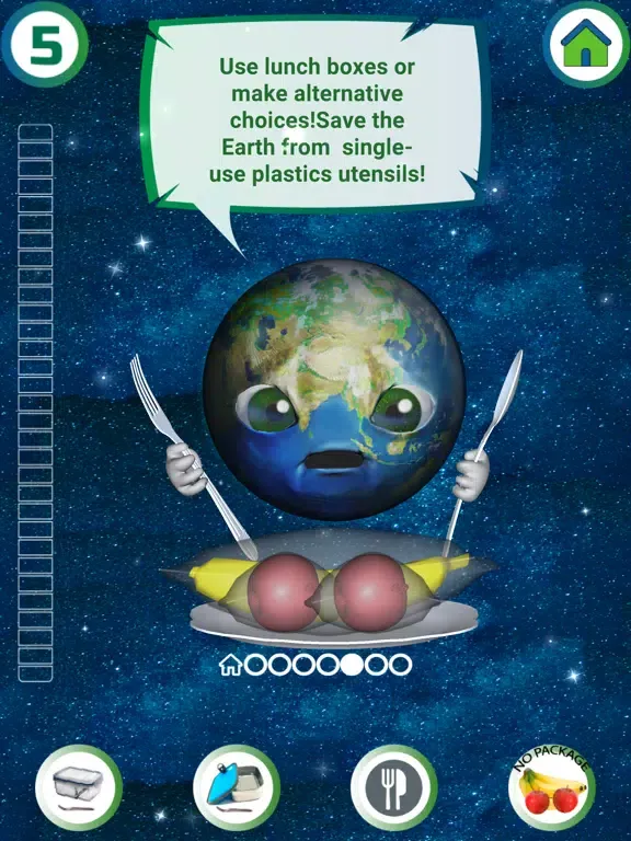 ภาพหน้าจอของ Plastic-Free-Earth iPad 