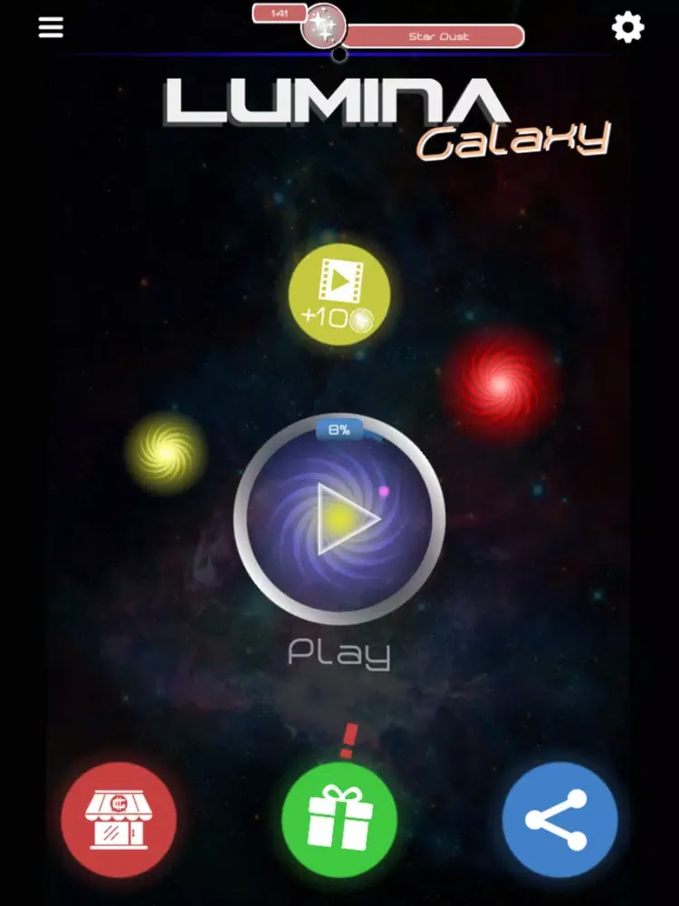 Zrzuty ekranu Lumina Galaxy iPad 