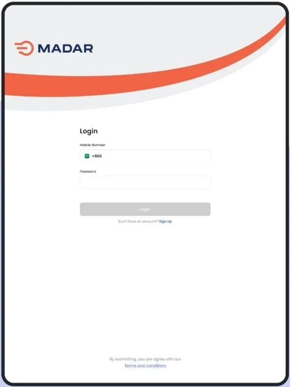 Madar Admin iPad  스크린샷