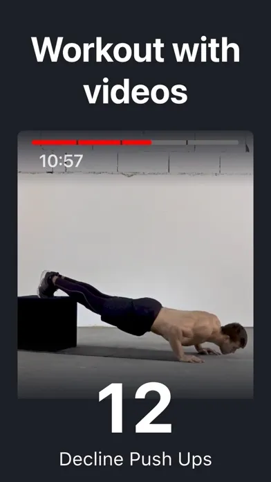 Captures d'écran de Madbarz: Bodyweight Workouts