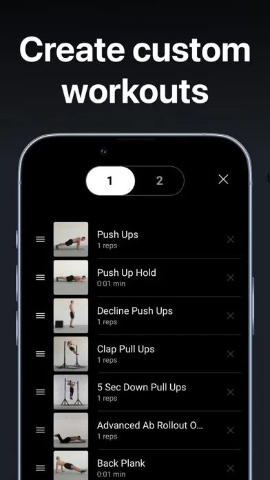 Captures d'écran de Madbarz: Bodyweight Workouts