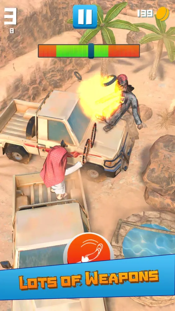 Capturas de tela do Arabian Standoff