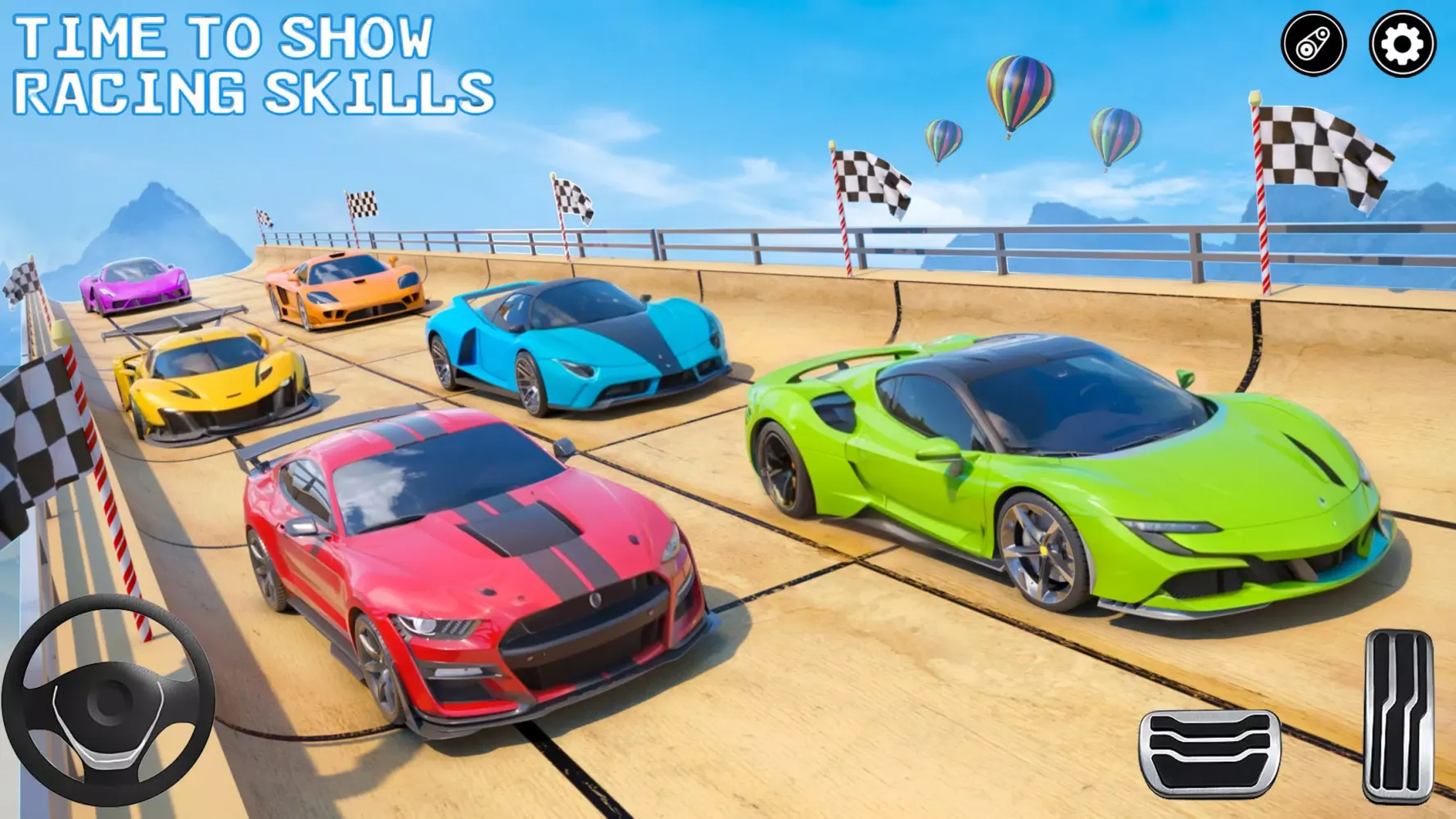 Captures d'écran de Crazy GT Stunt Car Racing
