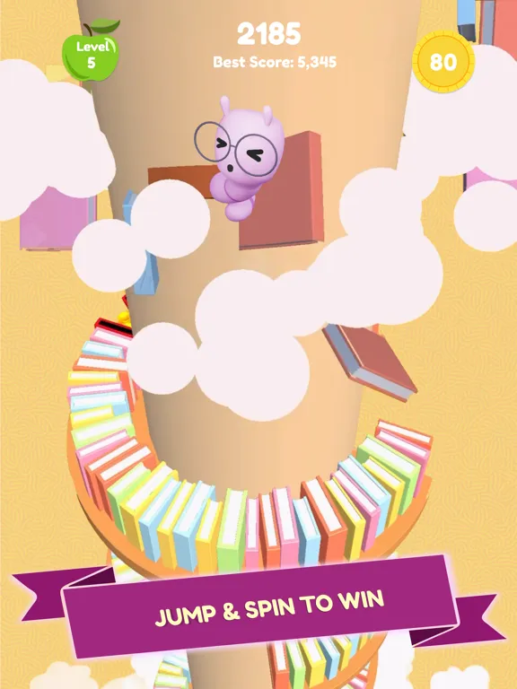 Captures d'écran de Book Worm Helix Bounce iPad 