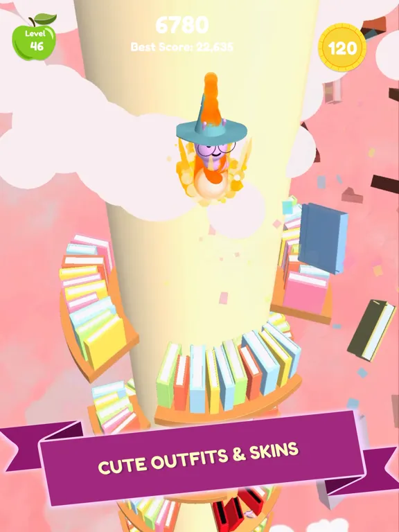 Captures d'écran de Book Worm Helix Bounce iPad 