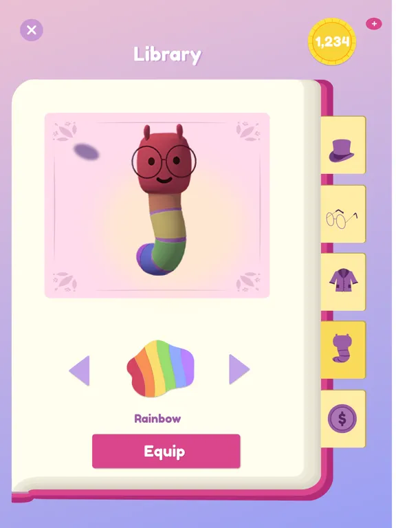 Captures d'écran de Book Worm Helix Bounce iPad 