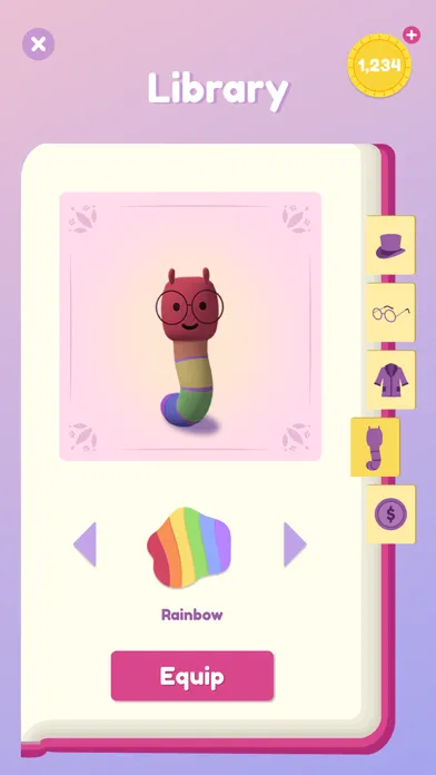 Captures d'écran de Book Worm Helix Bounce