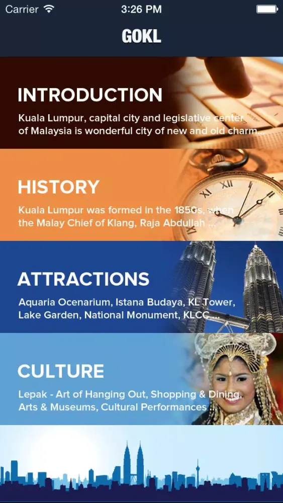 Скриншоты goKL - Kuala Lumpur Offline Travel Guide