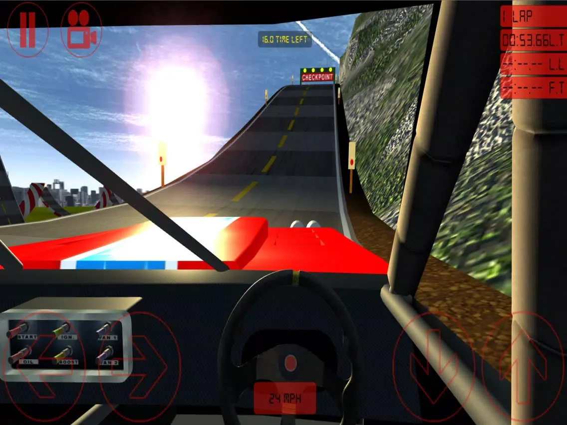 Ảnh chụp màn hình của Race Driven iPad 