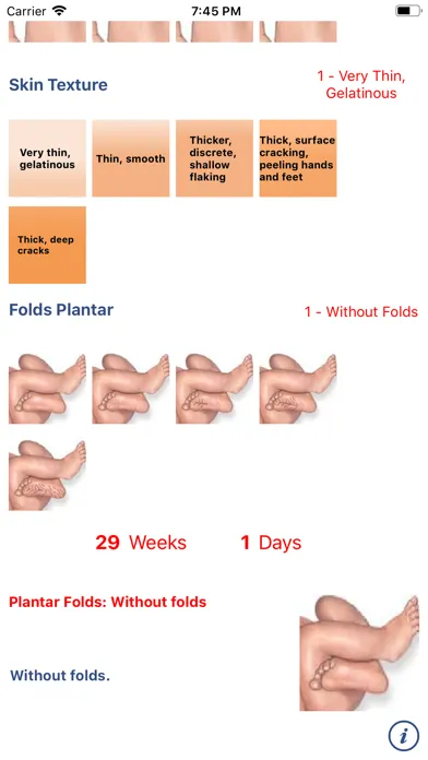 Neonatology: Test Capurro سکرین شاٹس
