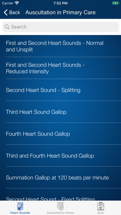 Heart Sounds Auscultation スクリーンショット