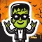 Monster Halloween Fun Stickers