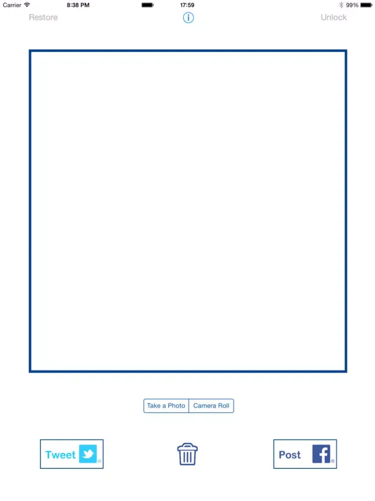 QuickPost for Facebook & Twitter iPad 应用截图