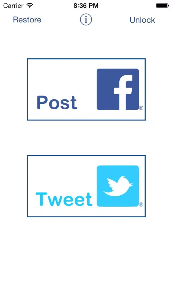 QuickPost for Facebook & Twitter应用截图