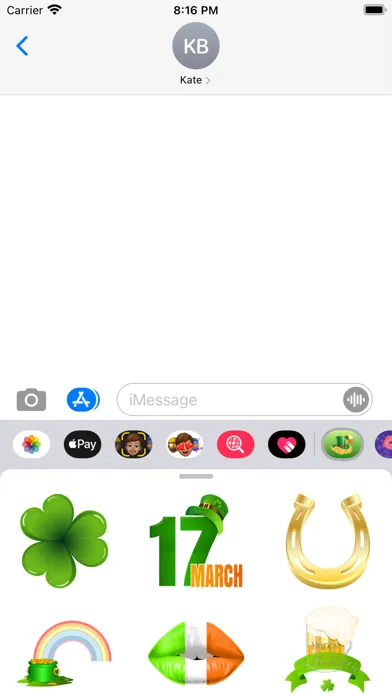 St. Patrick’s Day Stickers Screenshots