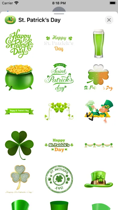 St. Patrick’s Day Stickers Screenshots
