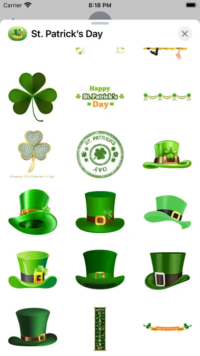 St. Patrick’s Day Stickers Screenshots