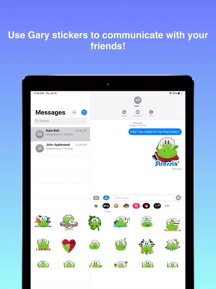 Gary the Octopus in Space iPad  Screenshots