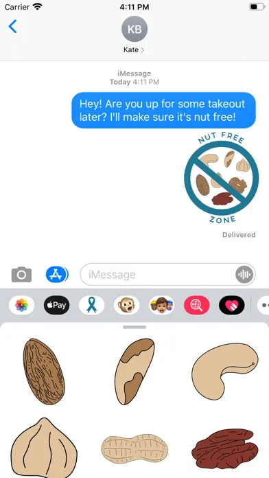 Food Allergy Stickers Screenshots