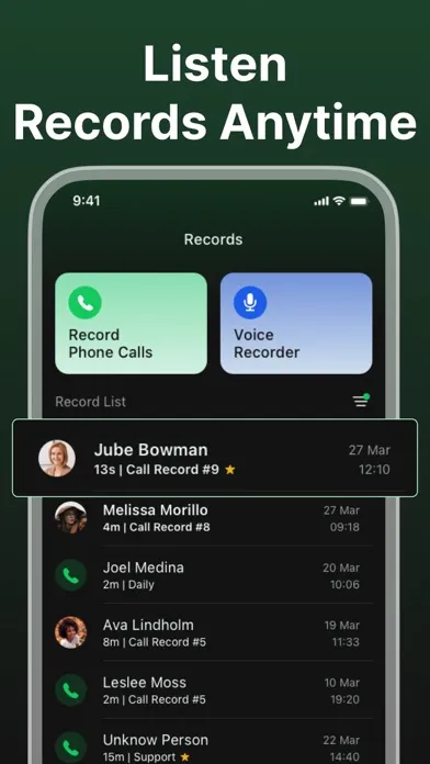 Screenshot di Rink - Call Recorder App