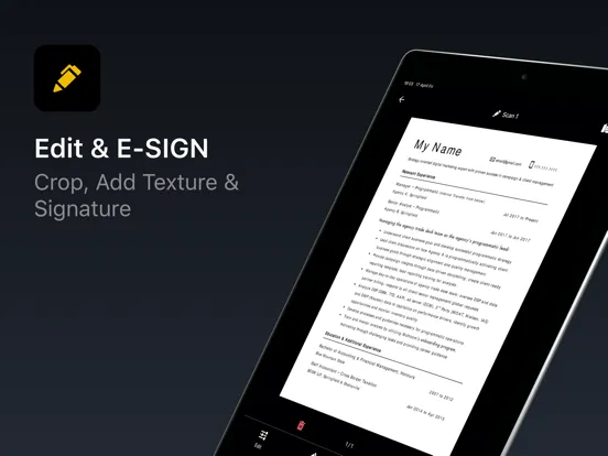 mScanner - Pro PDF Scan App iPad 應用截圖