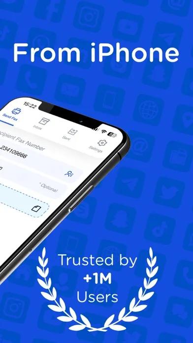 Captures d'écran de Send Fax App-Faxes From iPhone