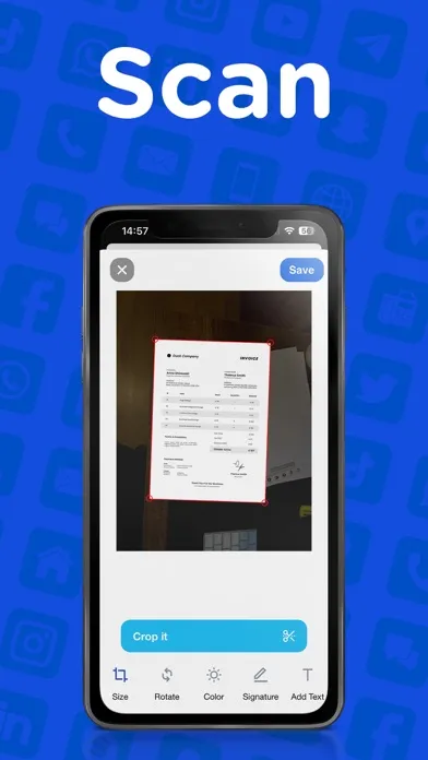 Captures d'écran de Send Fax App-Faxes From iPhone