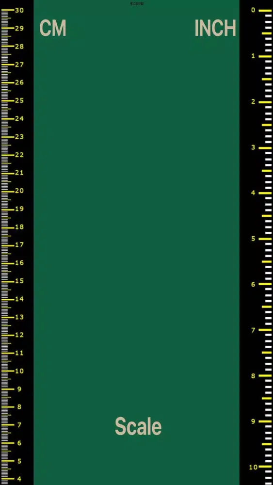 Ảnh chụp màn hình của Measuring Scale for measuring