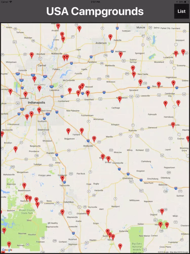 USA Campground - Camping iPad  Screenshots