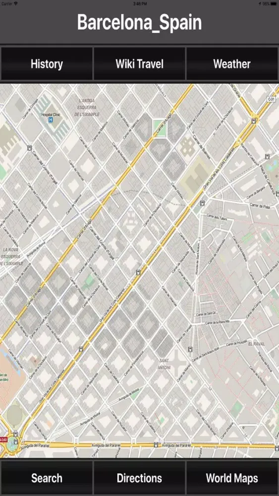 Barcelona Spain Travel Map 스크린샷