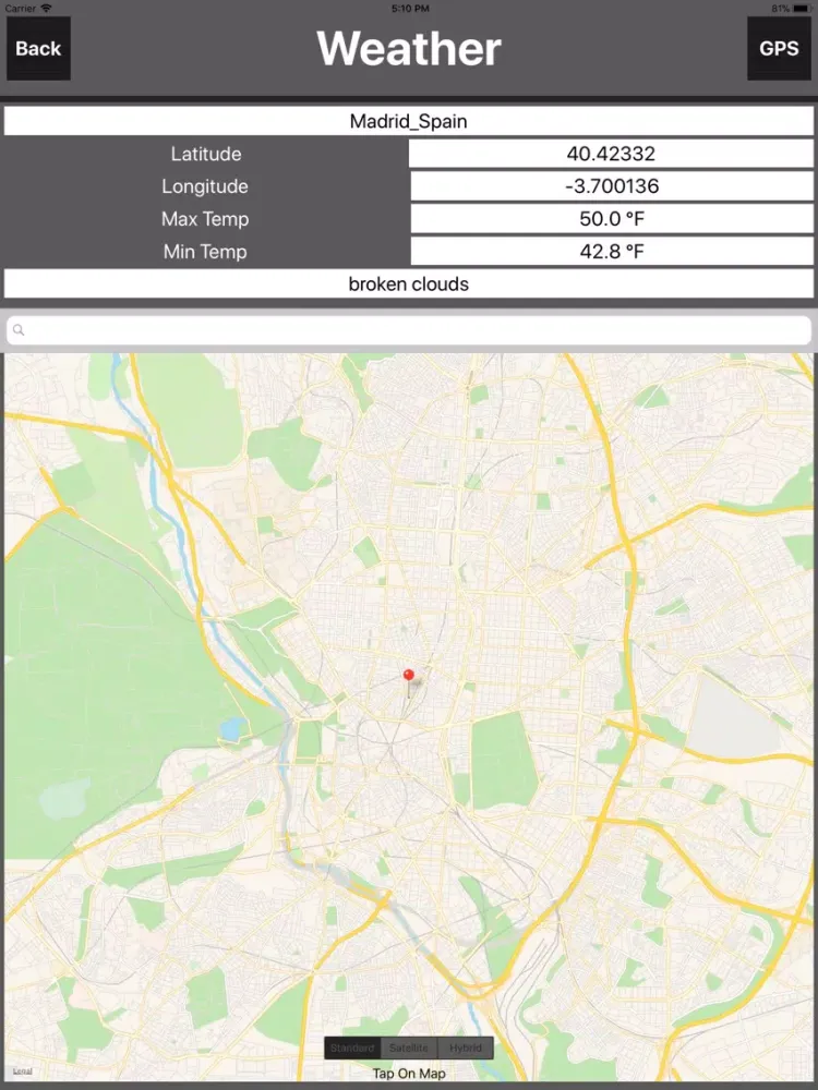 Madrid Spain TravelMap Offline iPad  Screenshots