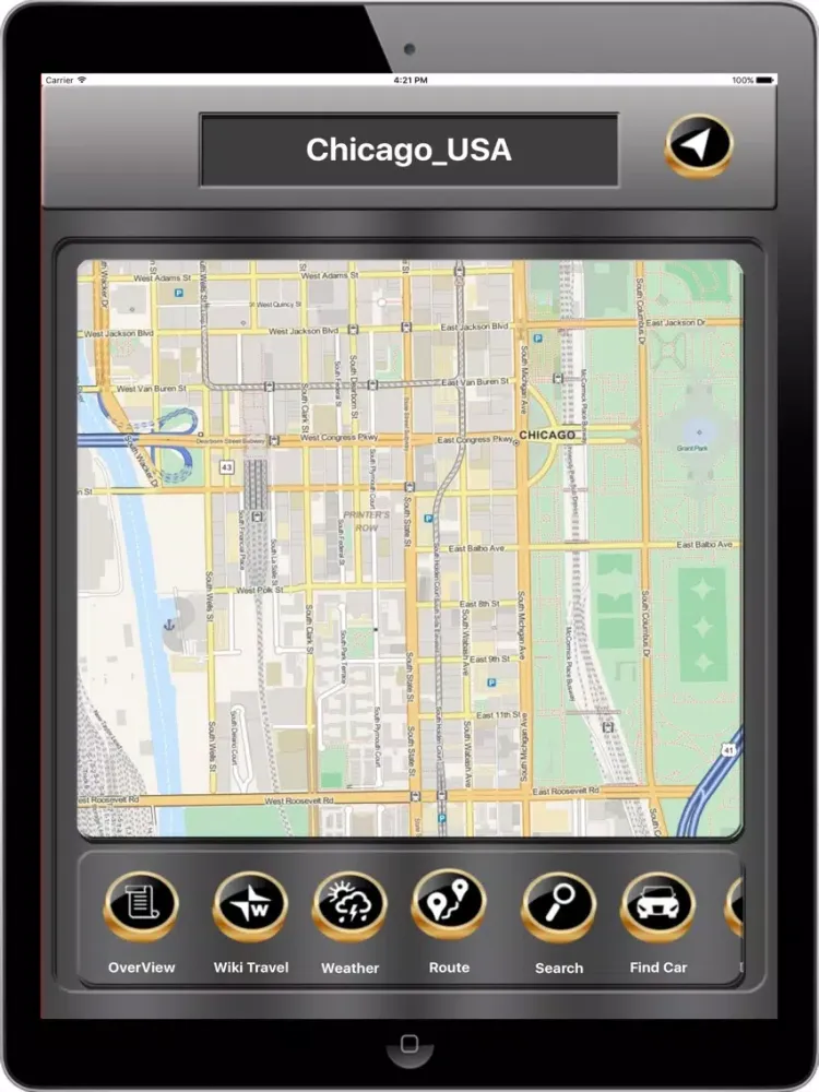 صور Chicago_USA Offline maps & Navigation iPad 