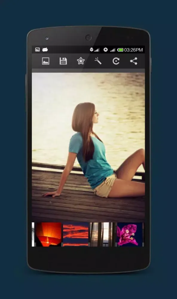 ภาพหน้าจอของ Photo Blend Effects