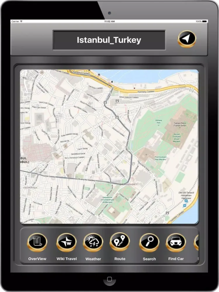 ภาพหน้าจอของ Istanbul_Turkey Offline maps & Navigation iPad 