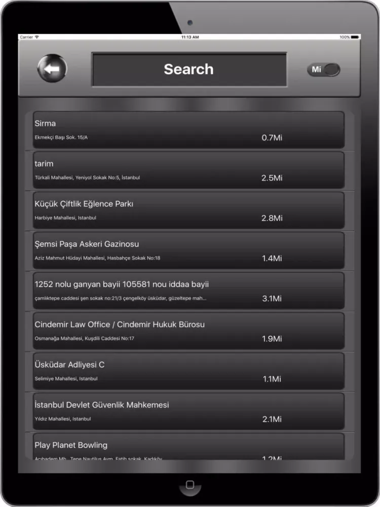 ภาพหน้าจอของ Istanbul_Turkey Offline maps & Navigation iPad 