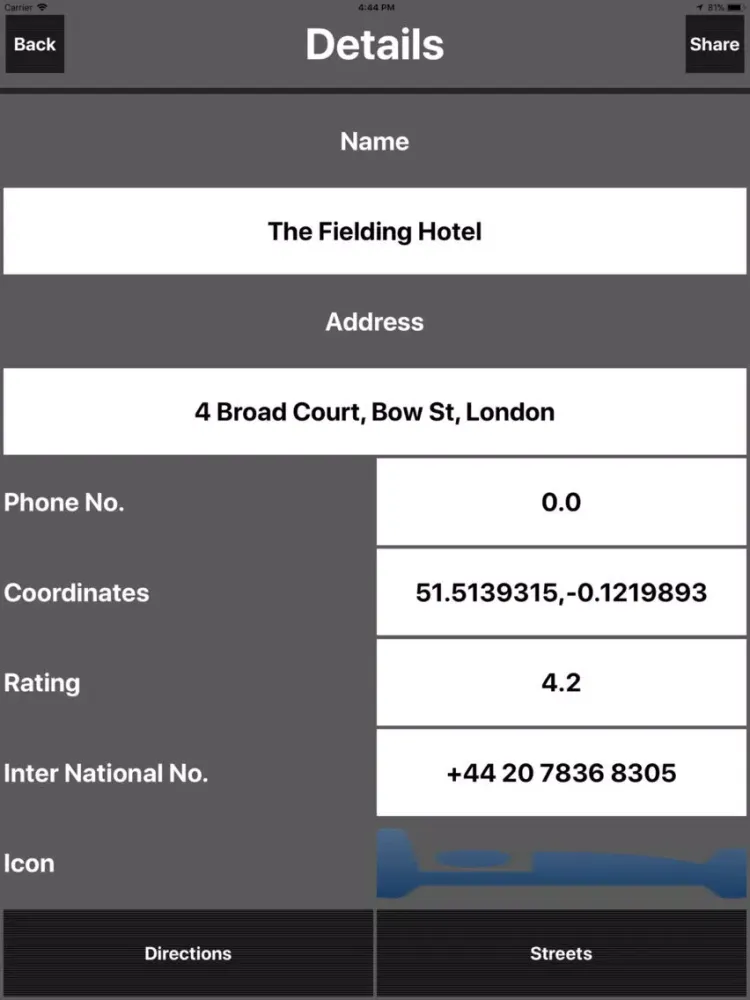 Tangkapan skrin London UK Travel Map Offline iPad 
