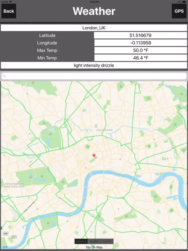 Tangkapan skrin London UK Travel Map Offline iPad 