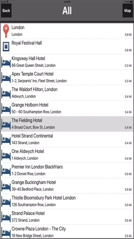 Tangkapan skrin London UK Travel Map Offline